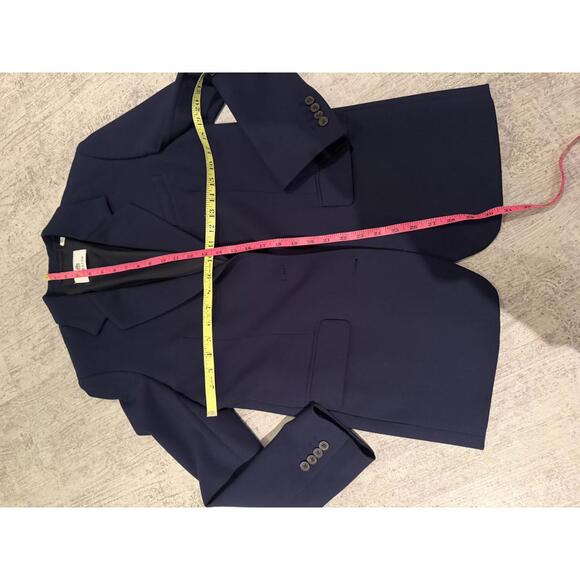Aritzia Babaton Navy Blue New Agency Oversized Blazer Jacket sz XS - Picture 5 of 6